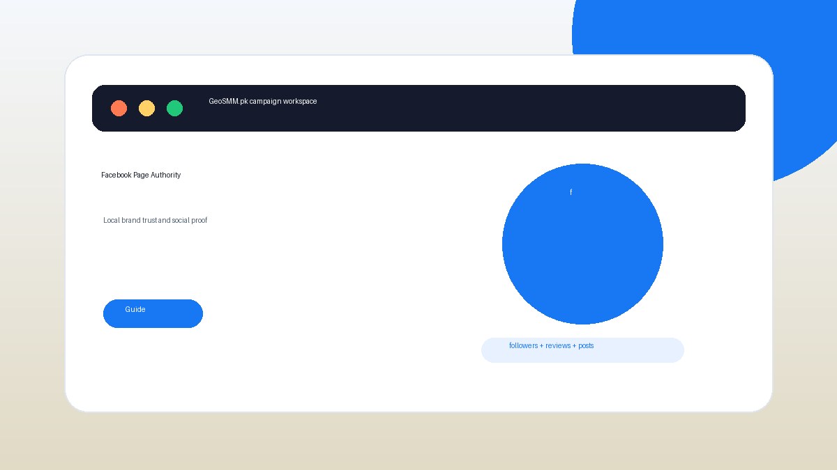 E-commerce branding on Facebook page